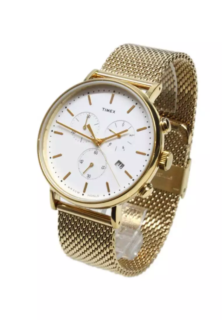 Buy TIMEX Fairfield Chrono Gold Stainless Steel Analog Quartz