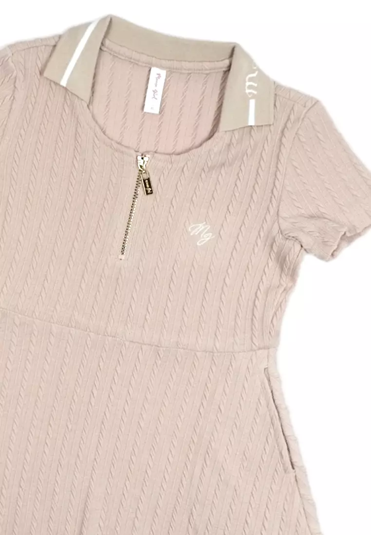 Girls Dress With Embroidery Details