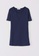 Terranova navy Women's T-Shirt With Tulle Inserts 35957AAD7F0972GS_1