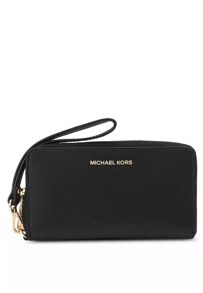 Michael Kors Cora Large Zip Pouchette Black - Averand