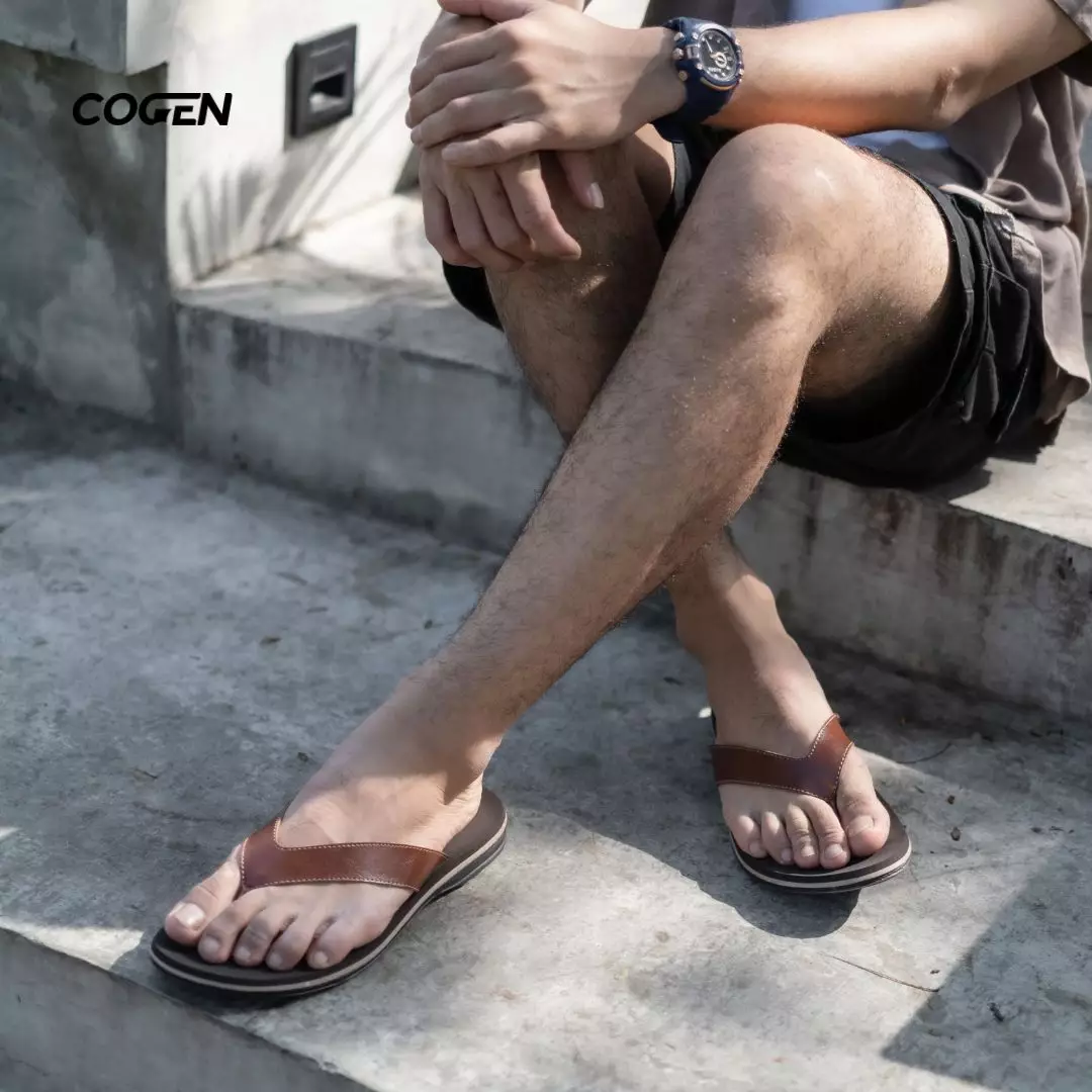 Sandal Pria Cogen MRK Series - Tan