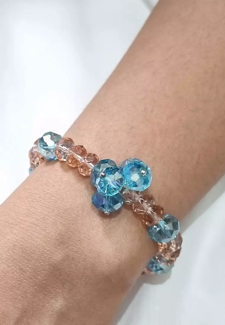 Crystals Vine Diamante Bracelet Gelang Wanita Kristal Multi