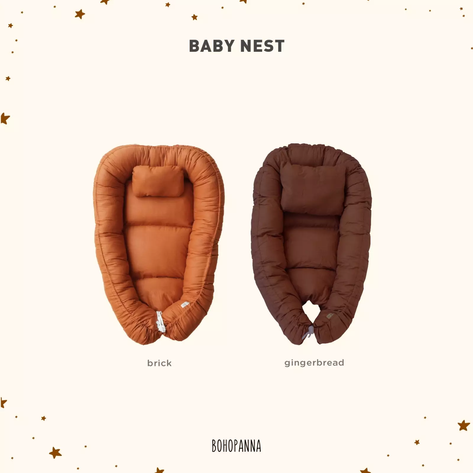 BOHOPANNA - BABY NEST - Bantal Tidur Bayi