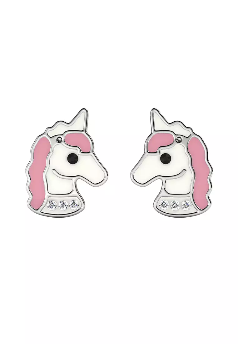 Buy Her Jewellery Her Jewellery Princess Unicorn Earrings White