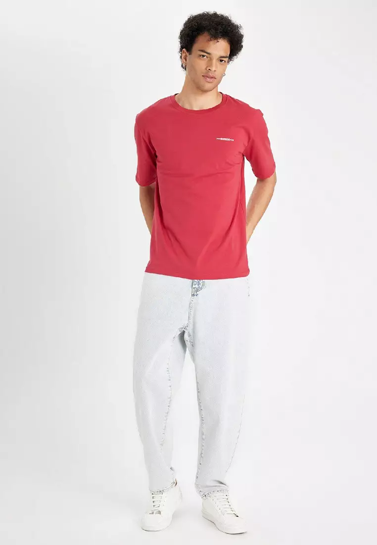 印花棉質短袖T恤