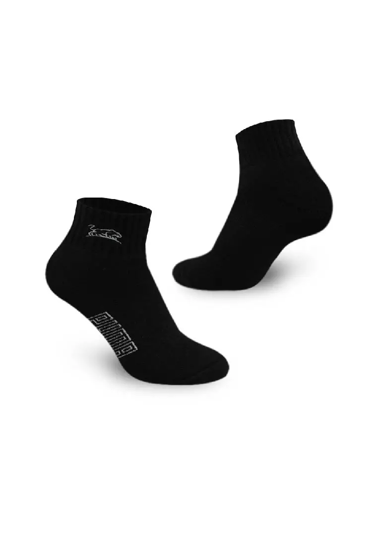 Puma Men’s Embroidered Thick Sports Ankle Socks 3 pairs in a pack PMSEG11