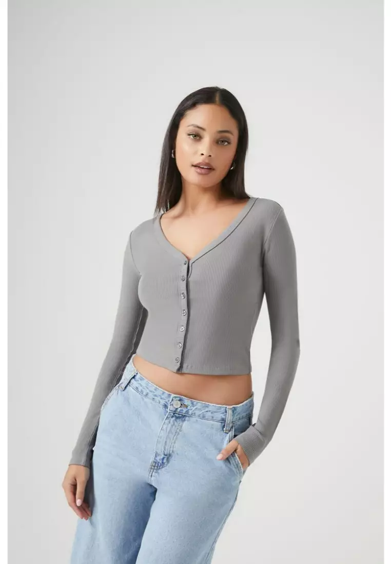 Forever 21 outlet grey cardigan