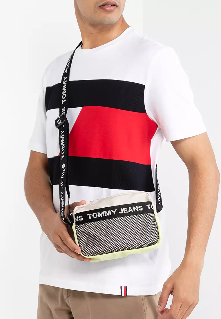 Tommy jeans logo tape sling cheap bag
