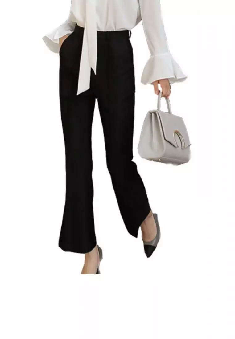 New Black Straight Pant UA032009.