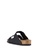 Birkenstock black Arizona Birko-Flor Soft Footbed Sandals BI090SH90JPPMY_3