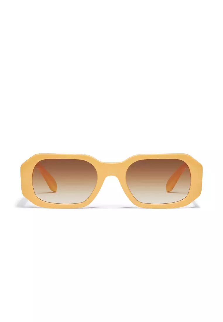 Hyped Up Sunglasses - Sunflower/Sepia