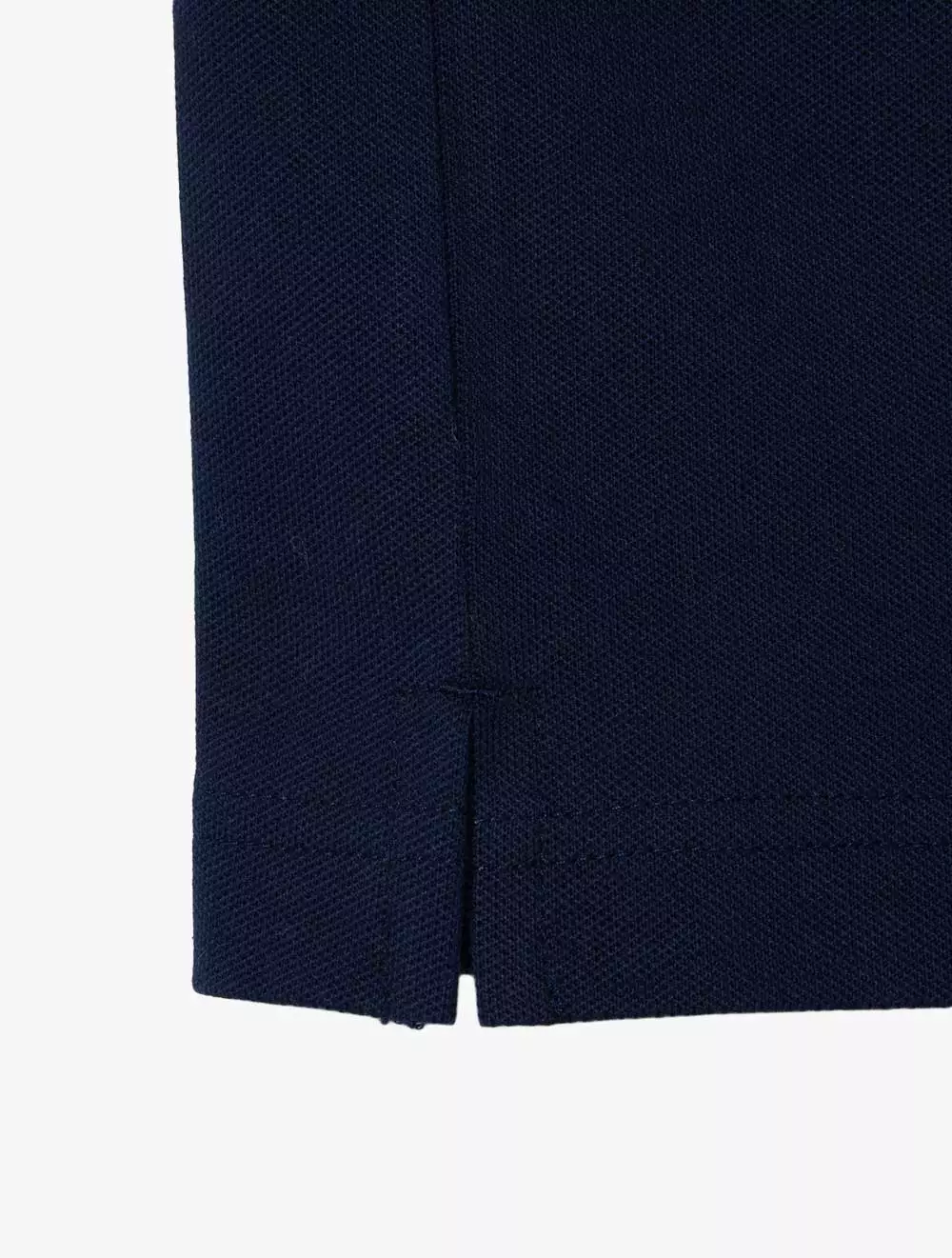 Slim Fit Stretch Piqué Polo Shirt - Blue