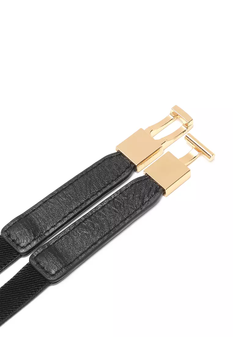 GYKACO AILEE Black - Ikat Pinggang Wanita - Fashion Belt / Sabuk (Import)