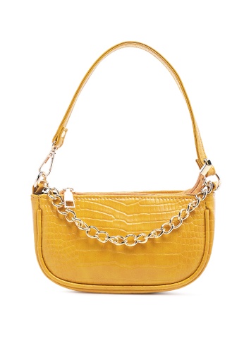 London Rag yellow Croc Sling bag in Yellow 760E7AC88E77DBGS_1