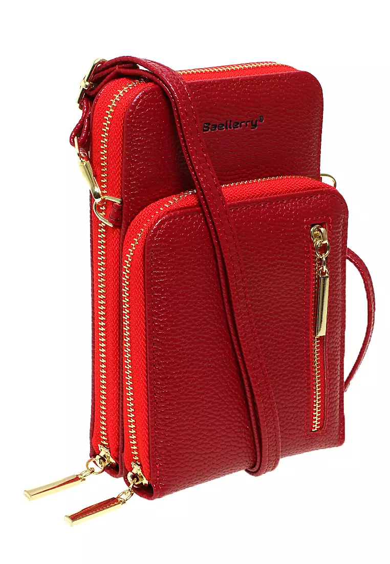 Sling Bag Tas Selempang Wanita Dompet HP Multifungsi Many Slot Material PU Leather ORIGINAL