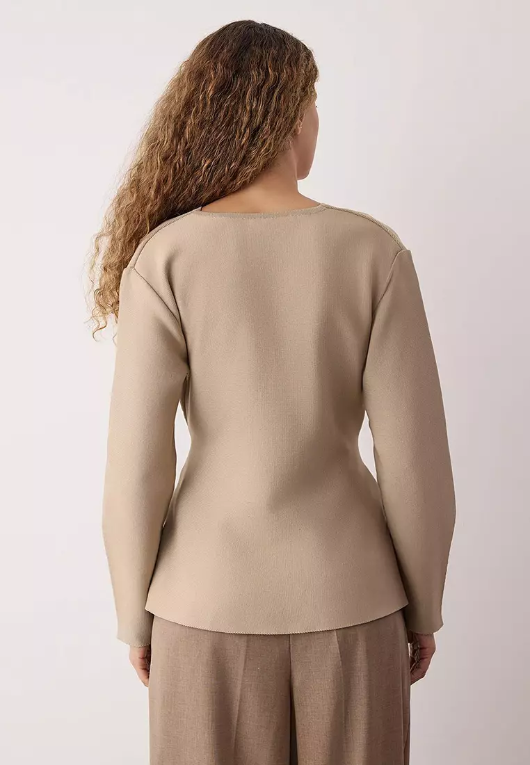 Wrapped Knit Cardigan