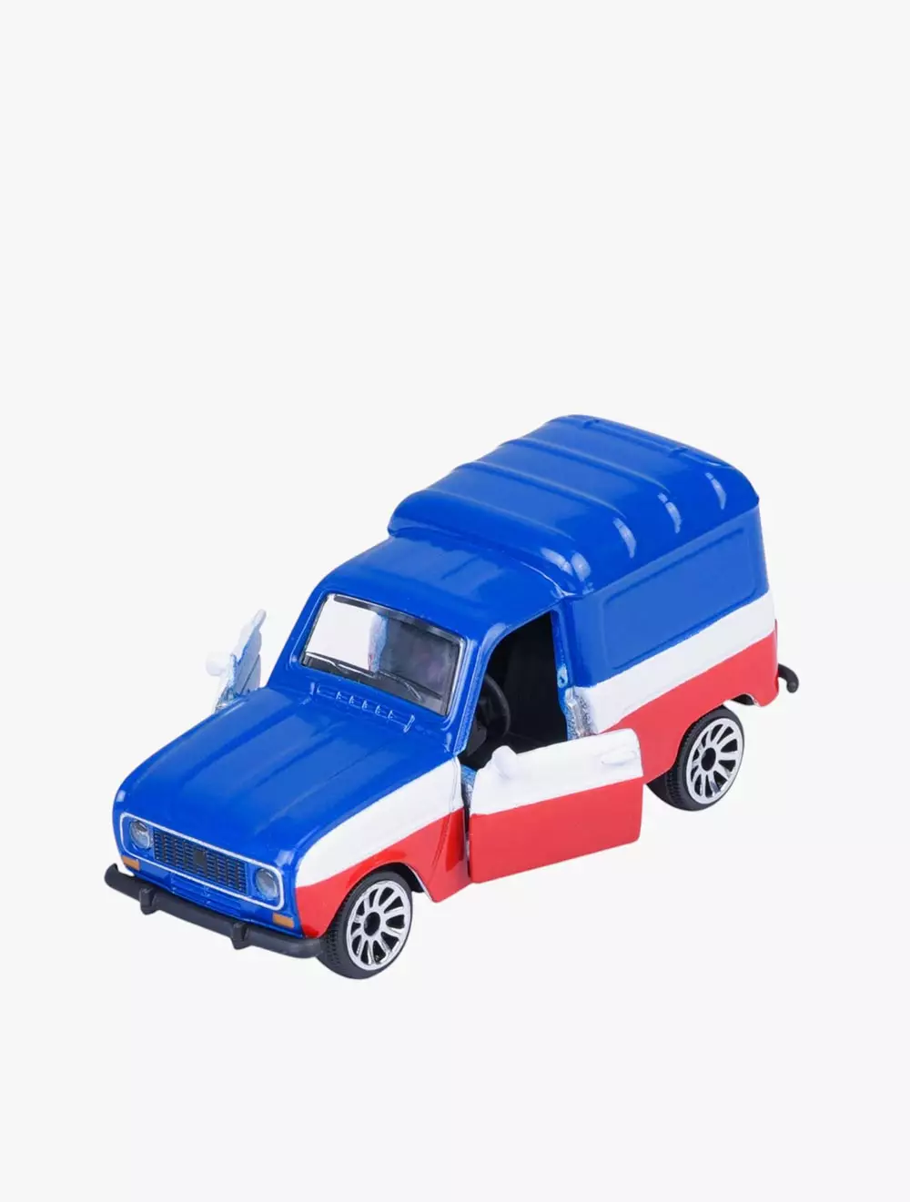 MAJORETTE RENAULT 4L BLEU ET FRANCE RENDU