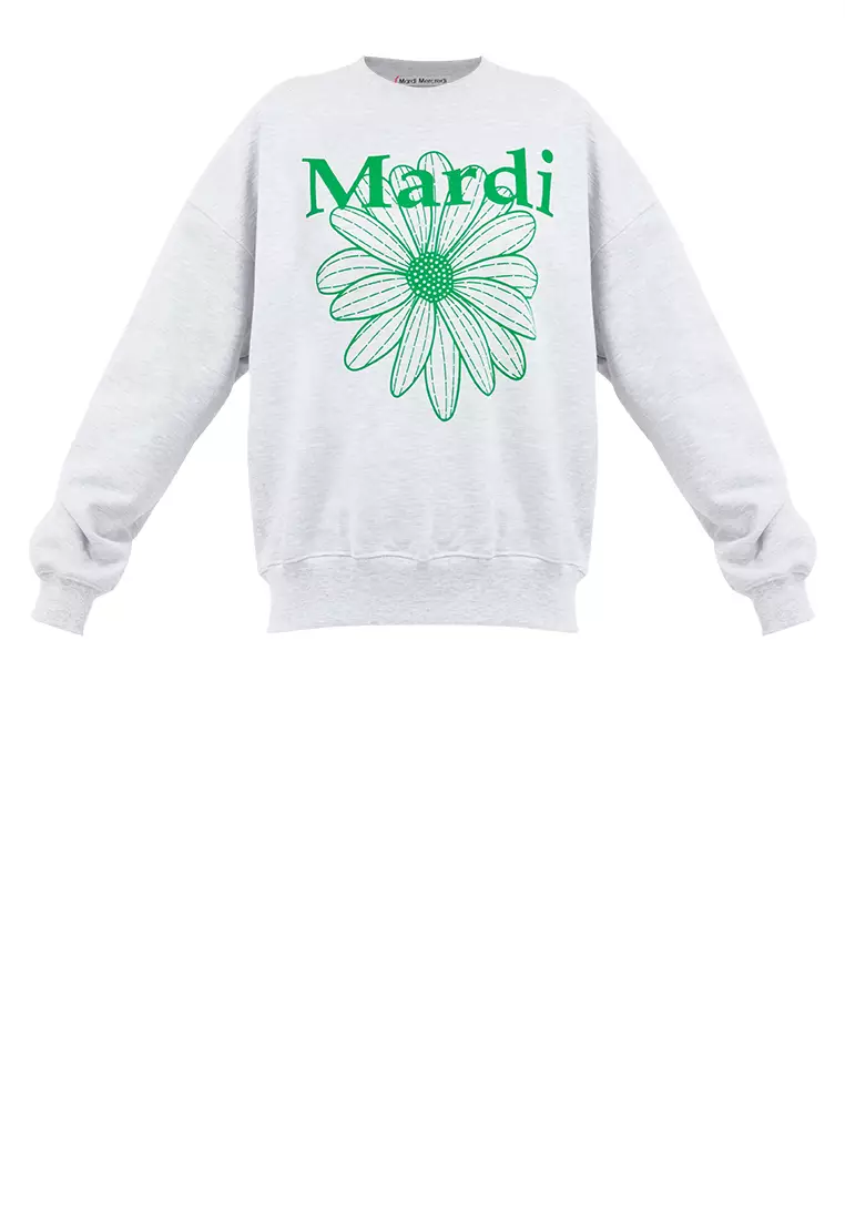 Sweatshirt Flowermardi_Heather Green