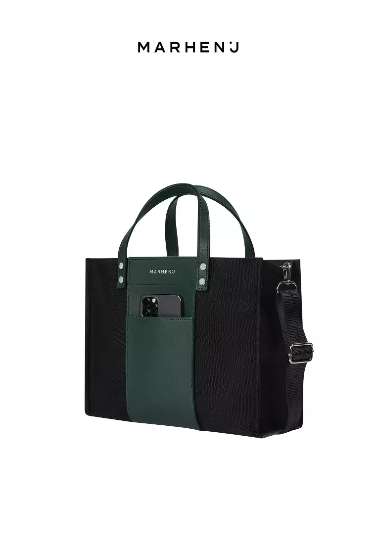 KAI Canvas Vegan Leather Crossbody Bag Urban Khaki