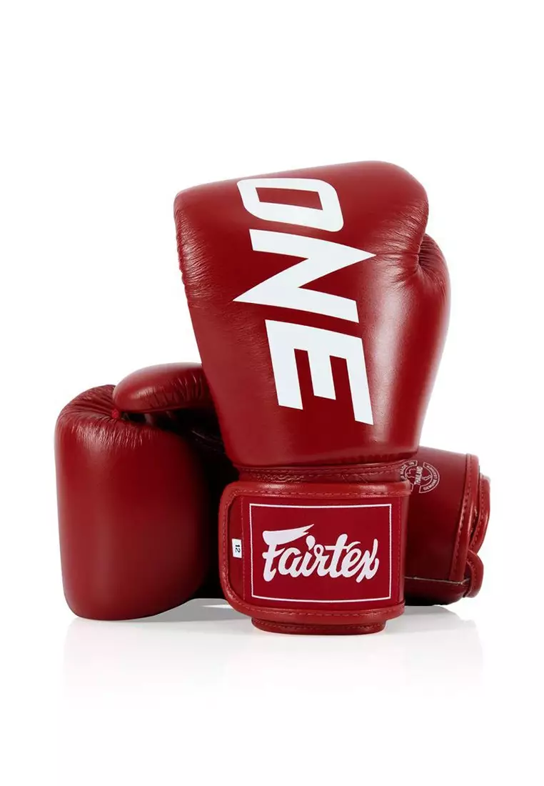 ONE X Fairtex Boxing/Muay Thai Gloves - RED - BGV1