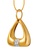 TOMEI gold TOMEI The Triangolo Pendant, Yellow Gold 916 (9P-P6572A-2C) (2.84g) 77F3BAC0EF0B7DGS_2