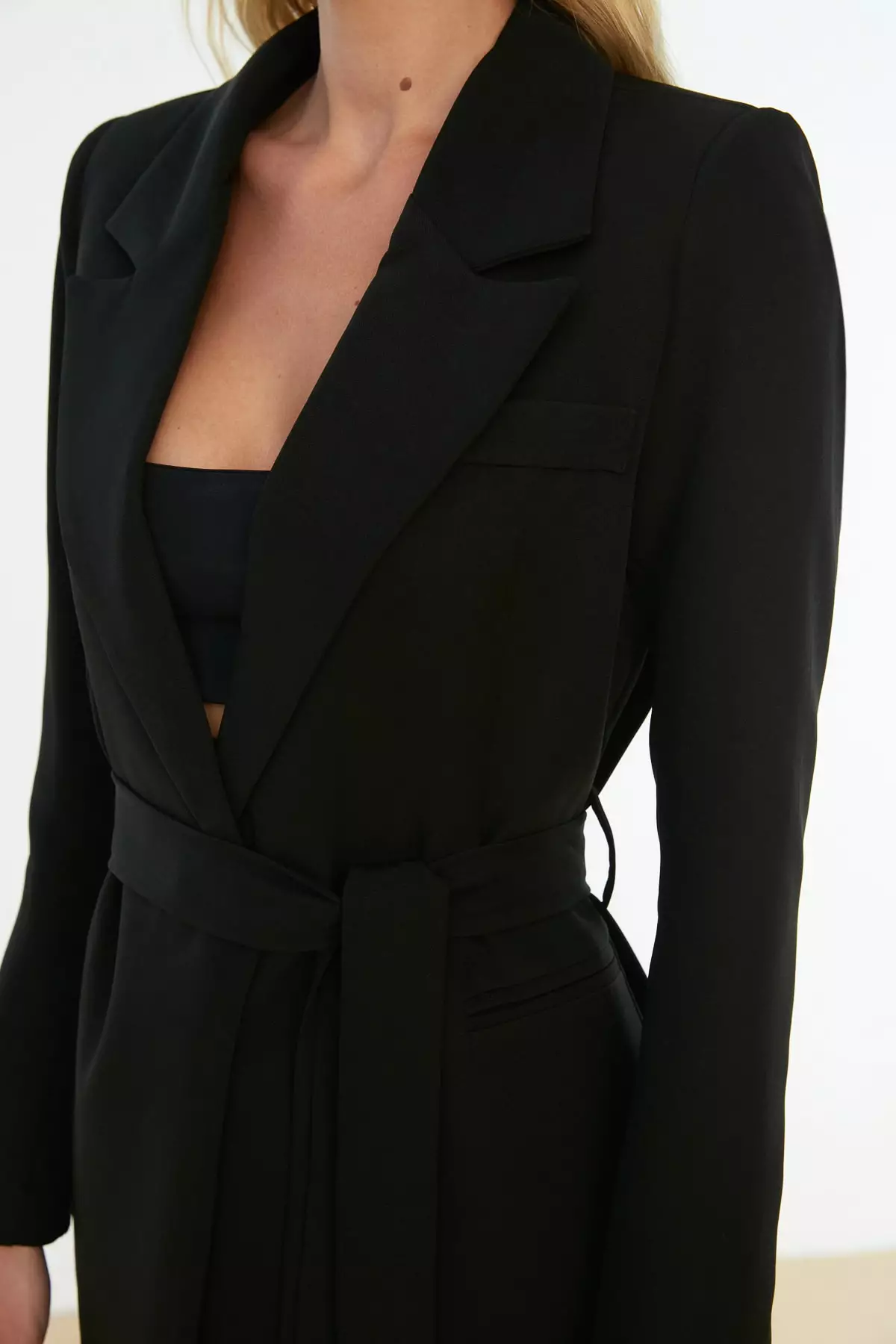 Lacing Detailed Blazer