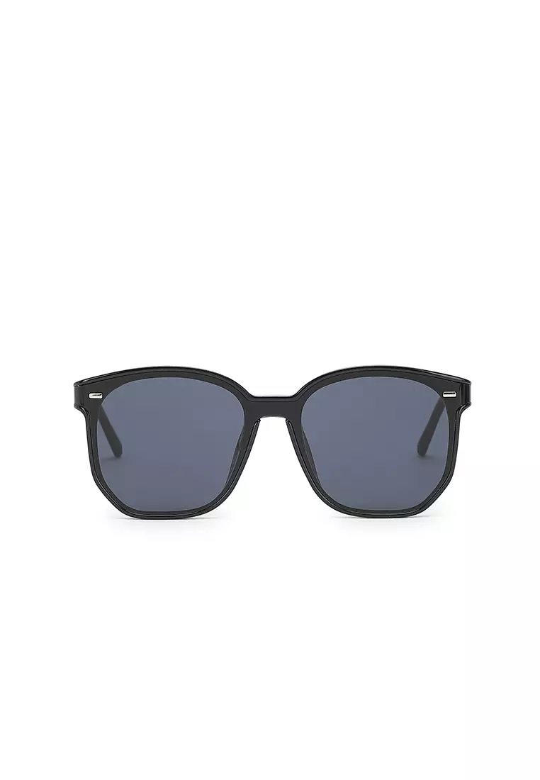 Unisex Fashion Sunglasses (Kacamata Hitam) - Hitam / Abu-Abu