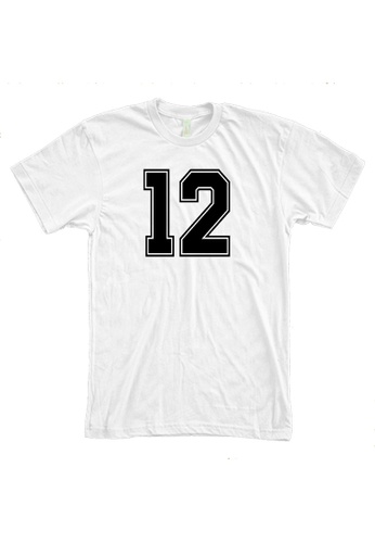 MRL Prints white Number Shirt 12 T-Shirt Customized Jersey 88120AAD90F7FAGS_1