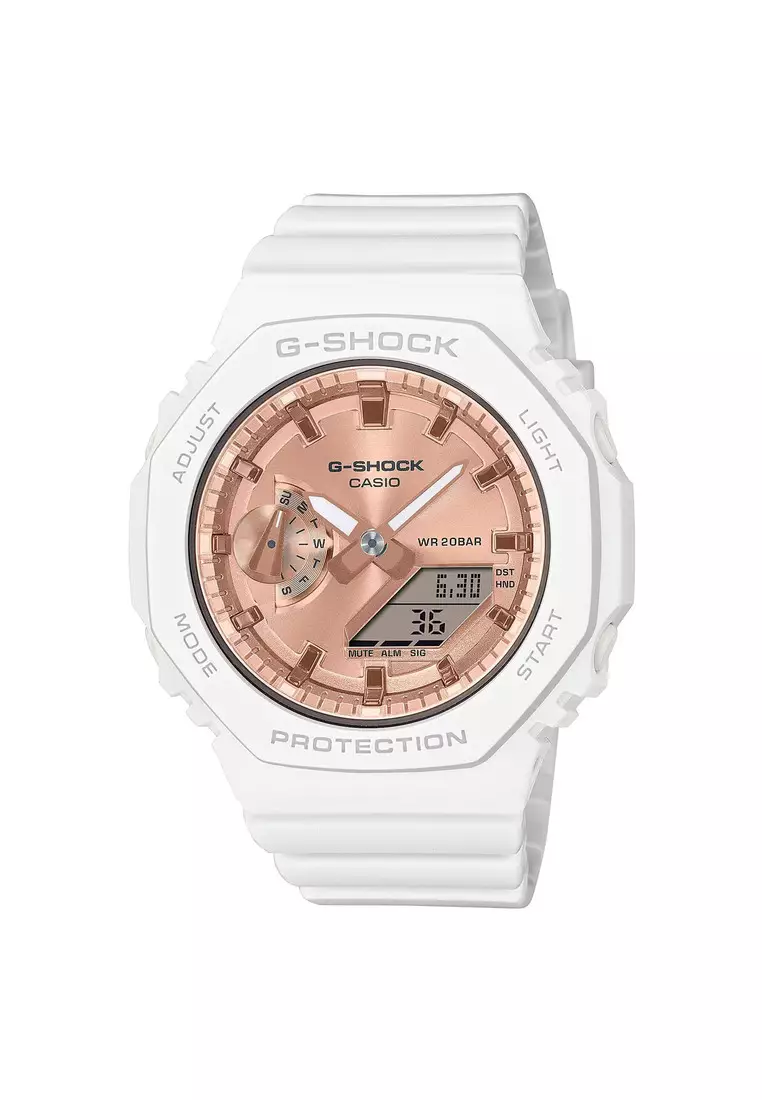 White and rose gold g new arrivals shock