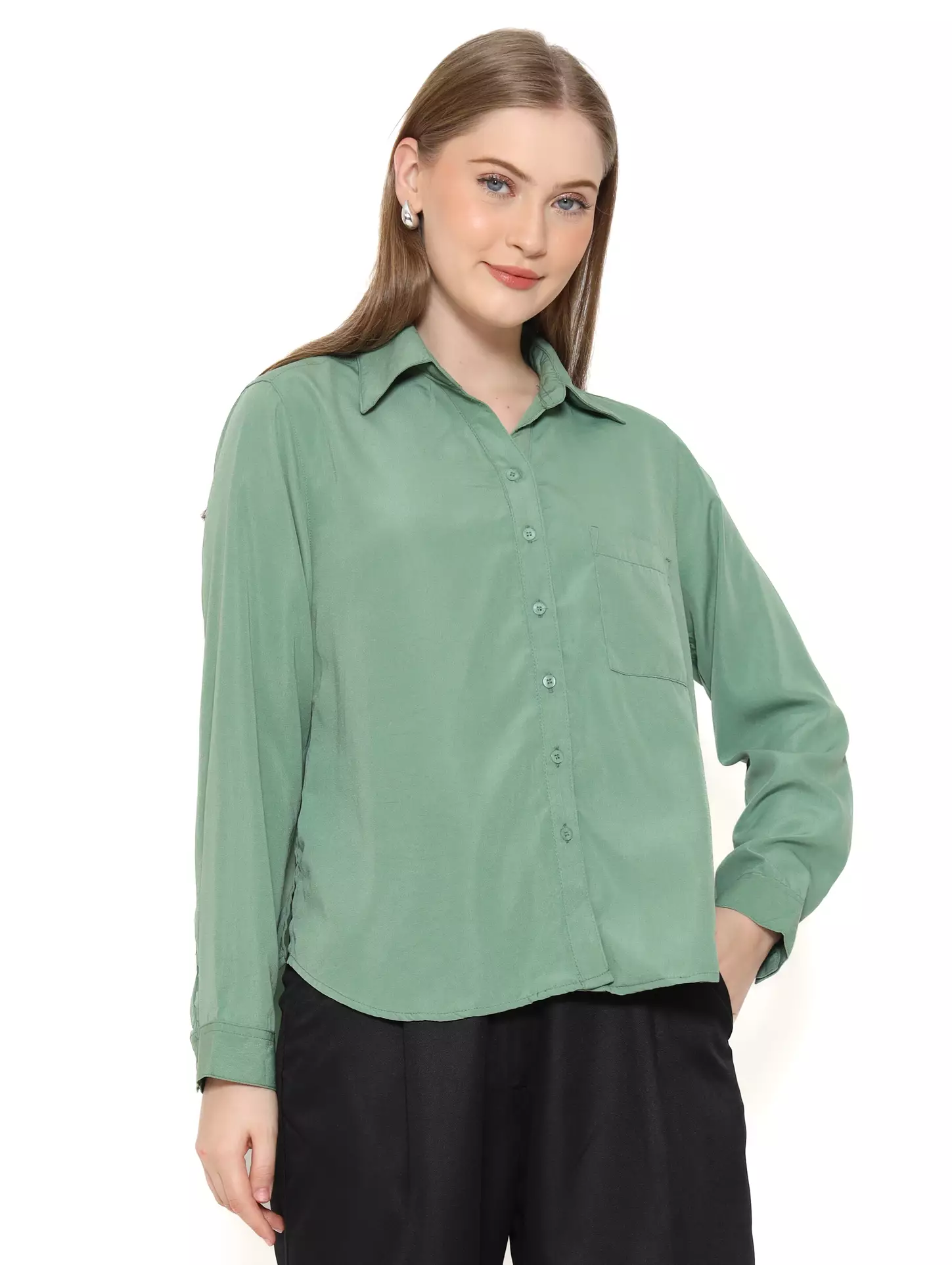 Rodeo - Kemeja Wanita - Liyara Shirt - Green