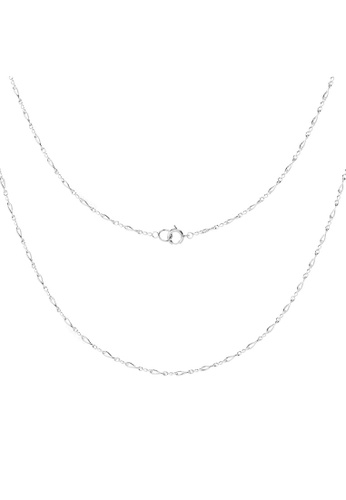 925 Signature silver 925 SIGNATURE Made In Italy Classic Figaro Link Chain Necklace III-Silver B44F9AC15E1F4FGS_1