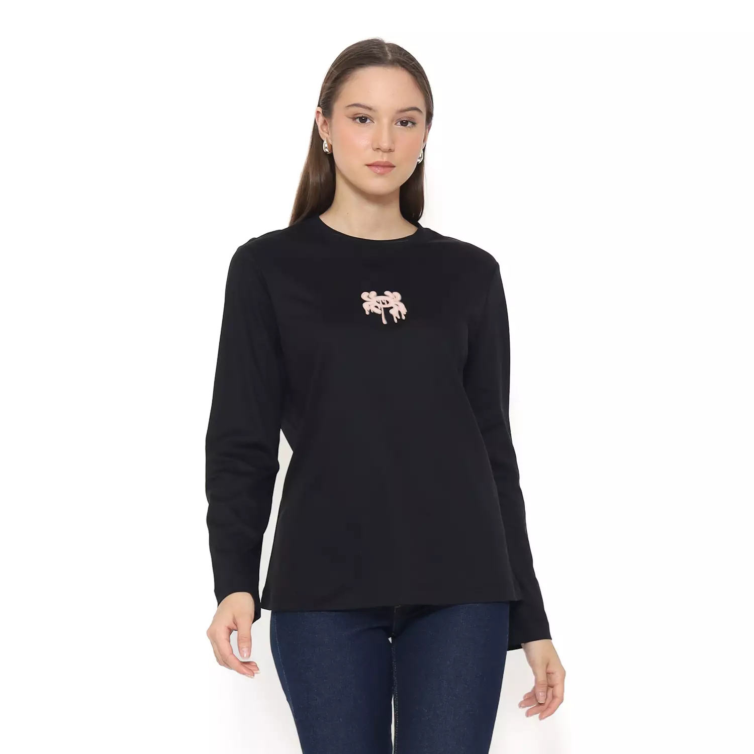 Spyderbilt Kaos lengan panjang Wanita Chelsea Tencel Ladies Long Tee Planet Surf