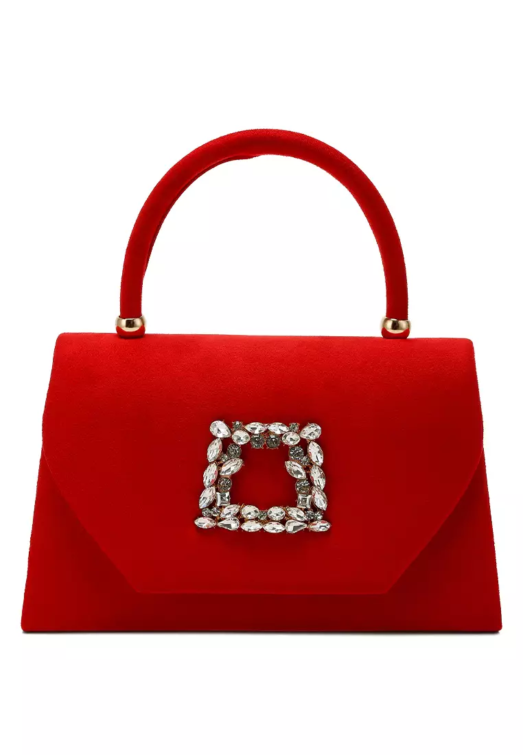 Tas Bros Pegangan Atas Mini Warna Merah