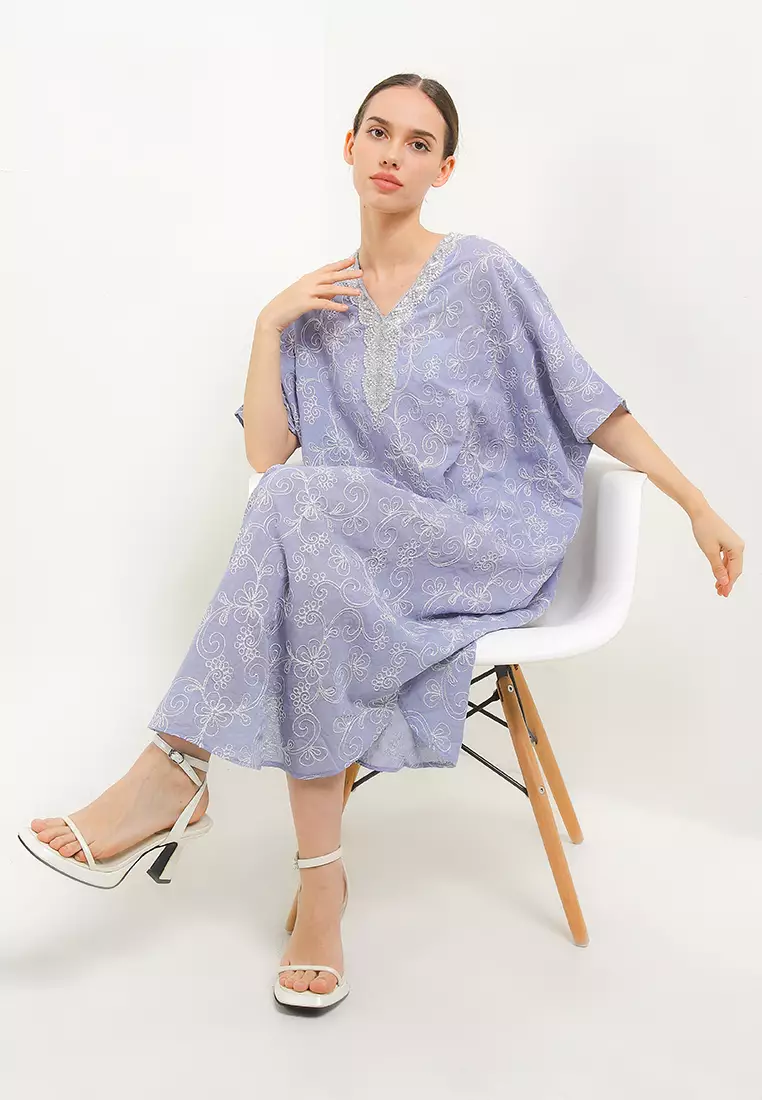 Embellished Met Embroidery Kaftan