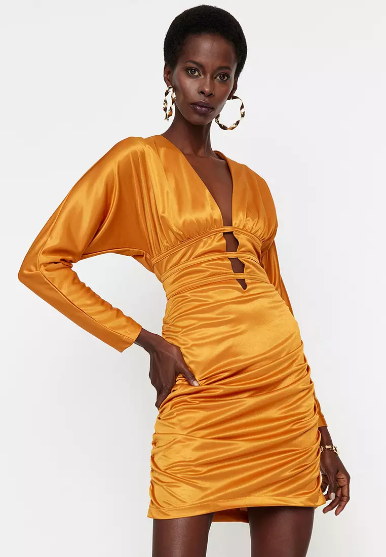 Satin gowns online store
