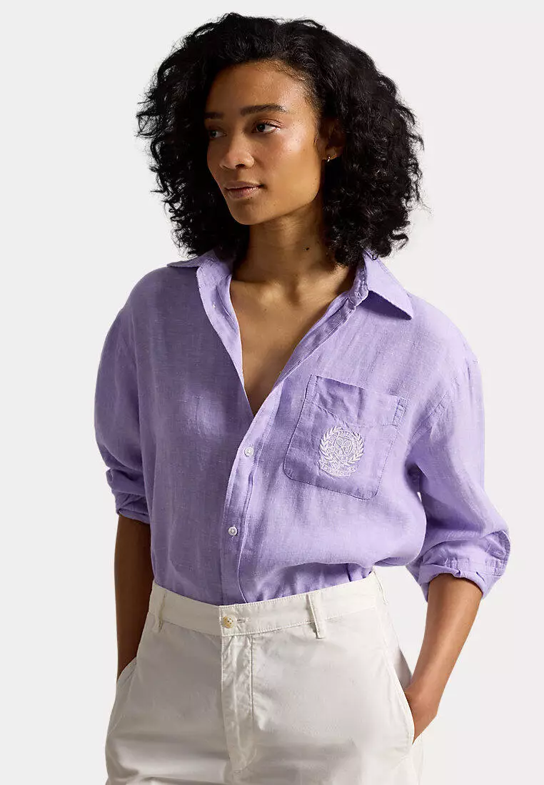 Wimbledon Oversize Fit Linen Shirt