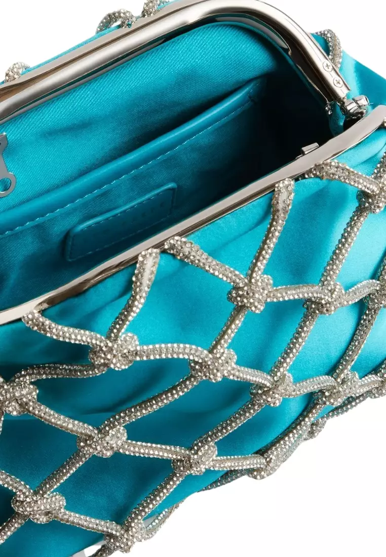 Ted baker blue clutch bag online