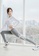 YG Fitness multi (3PCS) Sports Fitness Yoga Set (Sports Bra+Pants+Long T) 877BEUSB461722GS_3