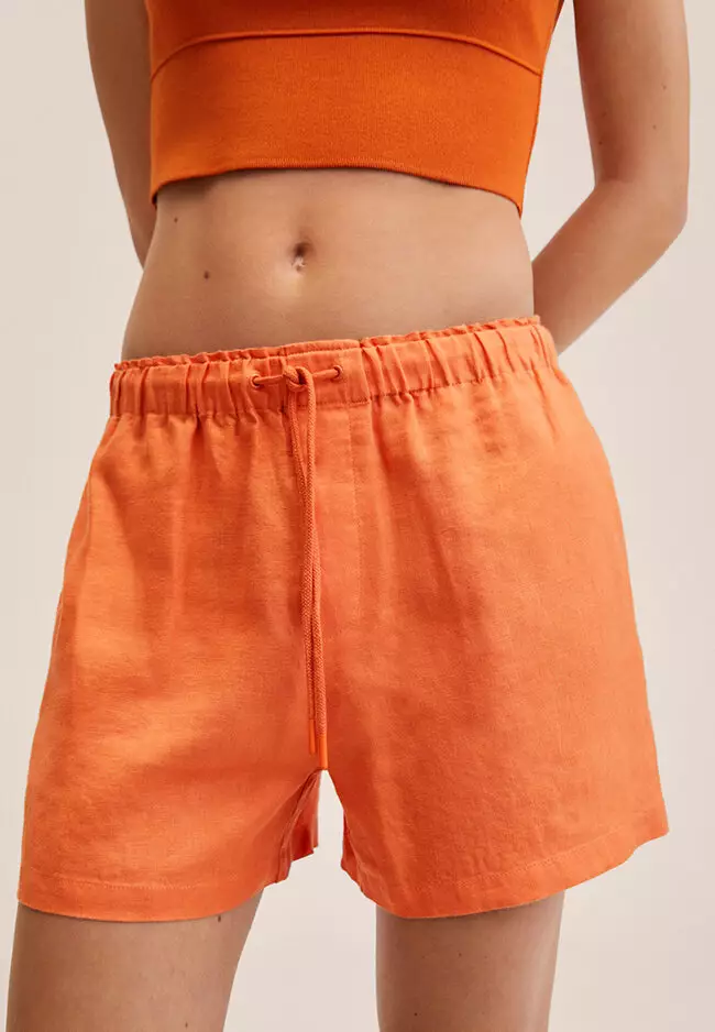 100% Linen Shorts