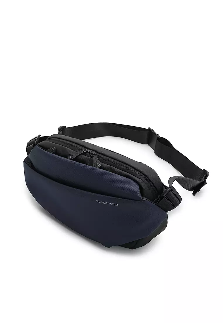 Men's Chest Bag / Sling Bag / Crossbody Bag - Navy