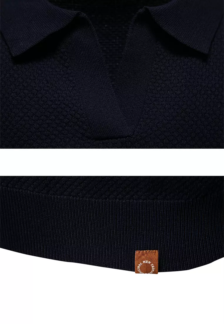 Business Textured Polo Shirt AX-PSD8025