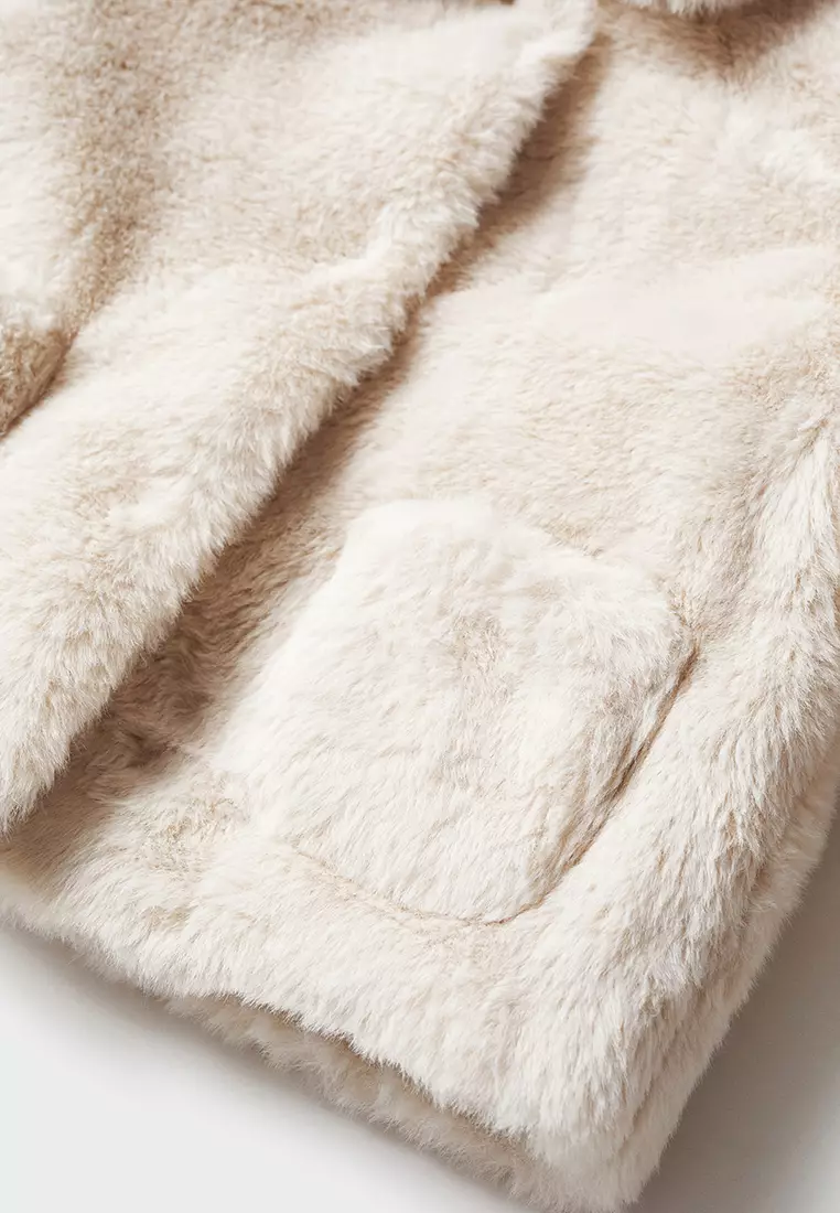 White fur baby coat outlet