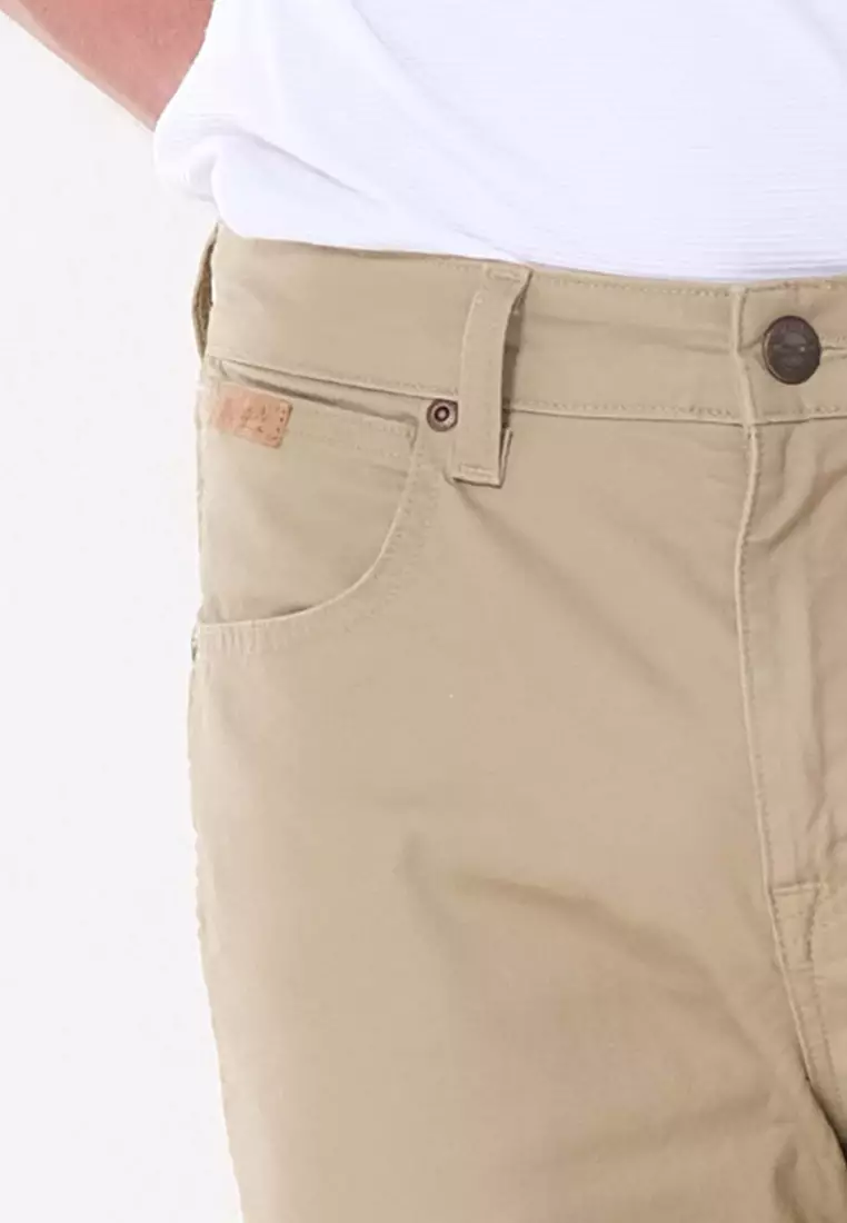 Buy Wrangler Texas Straight Colored Pants for Men in Khaki Color