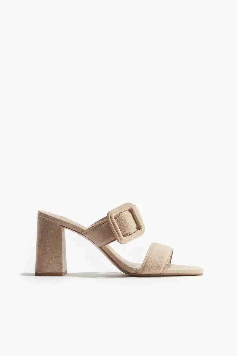 Discount on H&m  shoes - SKU: Buckle-Detail Heeled Sandals