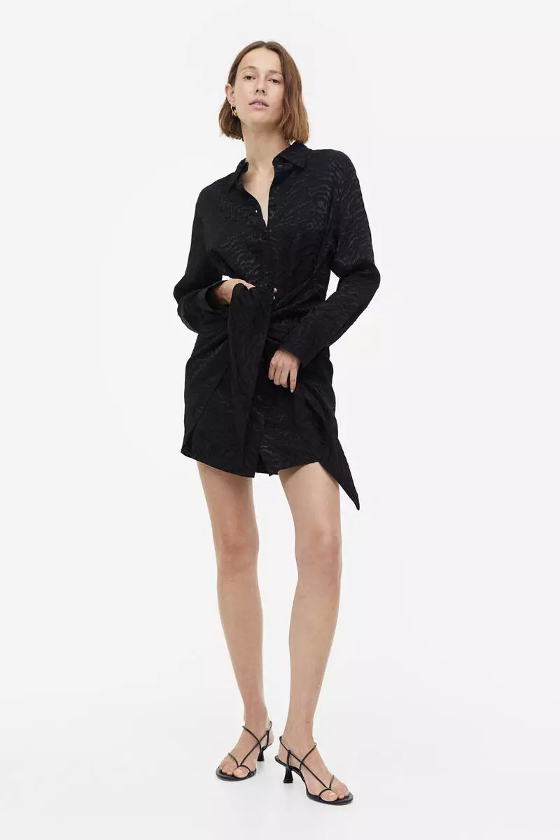 Buy H&M Tie-detail shirt dress 2026 Online
