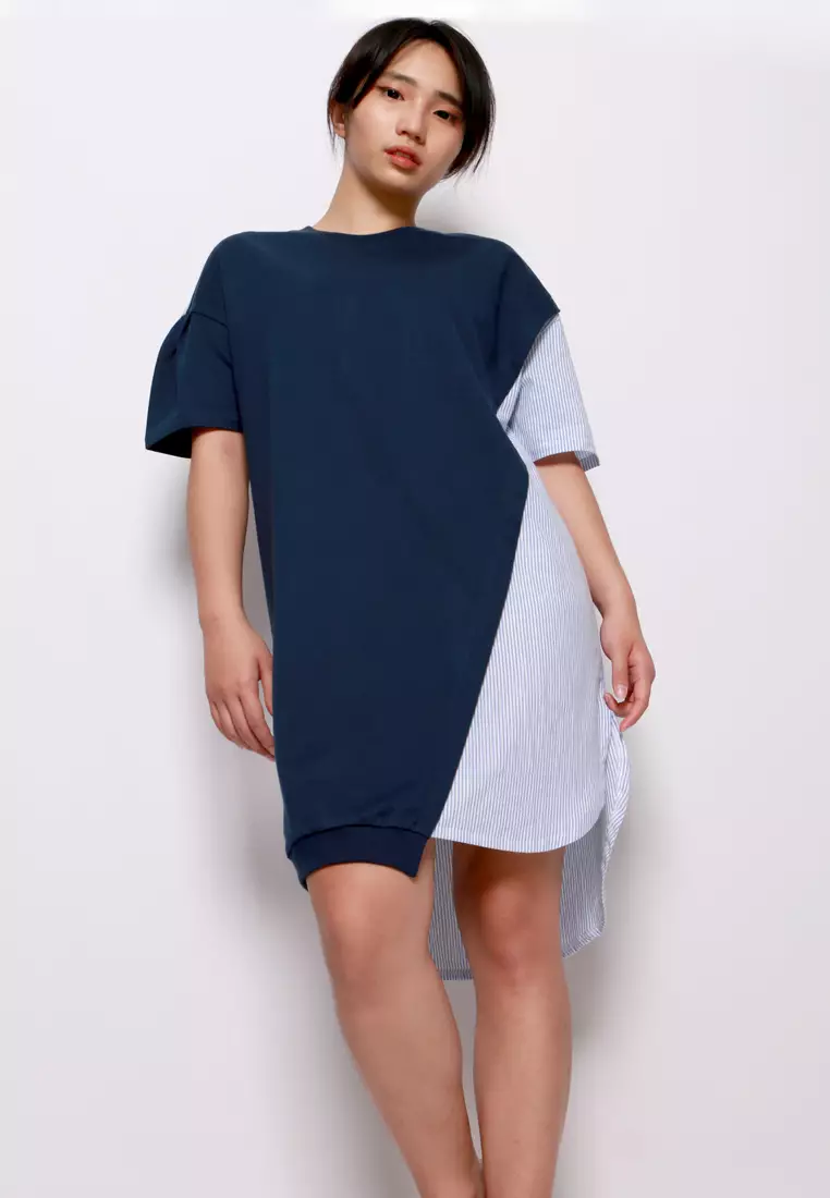 Midi Dress Asymmetry
