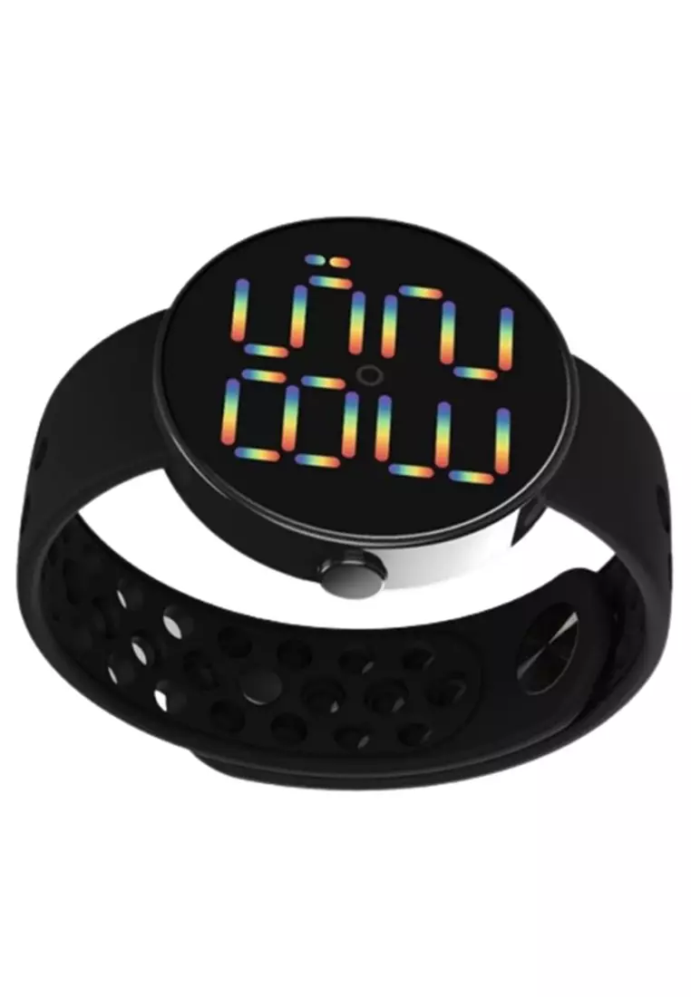 Jam Tangan Pria Digital Waterproof Many Function Strap Tali Material Silicone IR24 ORIGINAL