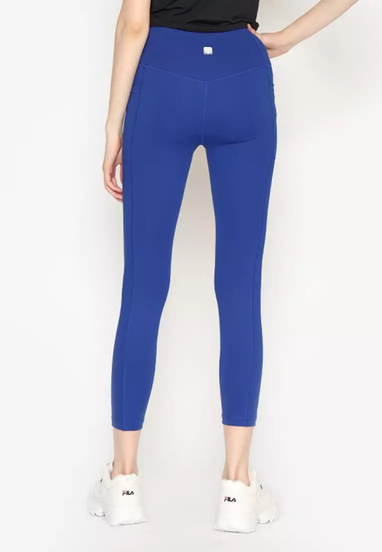 Fitwear - Legging Olahraga Wanita TALULLA 7/8 POCKET - BLUE