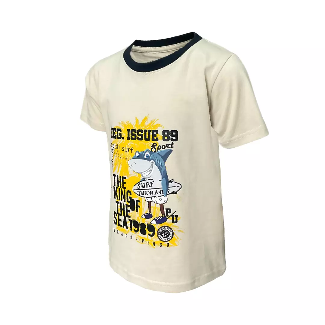 Pingu Kaos Anak Laki Laki Sablon Cream 92004830