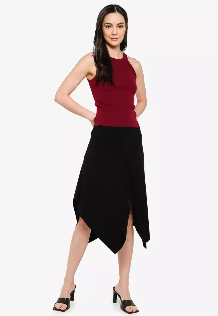 Buy ck Calvin Klein Ribbed Viscose Nylon Skirt Online | ZALORA Malaysia